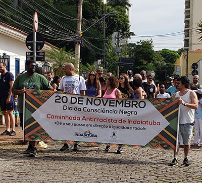 3ª Caminhada Antirracista marca Dia da Consciência Negra em Indaiatuba 2024 (Foto: Patrícia Lisboa/Dropes)