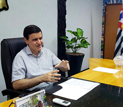 O presidente da Câmara, vereador e vice-prefeito eleito de Indaiatuba, Luiz Carlos Chiaparine (Foto: Patrícia Lisboa/Dropes)