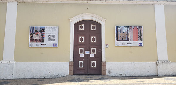 Igreja Candelária ficou fechada para reforma do telhado, primeira etapa da restauração (Foto: Patrícia Lisboa/Dropes)