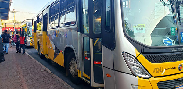 Transporte coletivo urbano é operado pela SOU Indaiatuba (Foto: Patrícia Lisboa/Dropes)