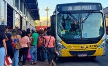 O transporte coletivo urbano é operado pela concessionária Sou em Indaiatuba (Foto: Patrícia Lisboa/Dropes)