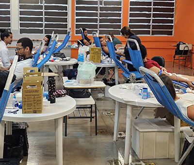 A coleta de sangue acontece uma vez por mês na Fiec (Foto: Julio Monteiro/Fiec)