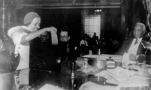 Dia da Conquista do Voto Feminino no Brasil: há 93 anos as mulheres conseguiram o direito de votar no Brasil (Foto: FGV)