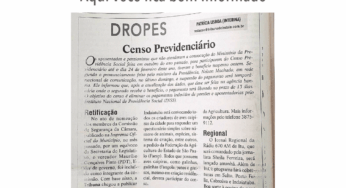 Coluna DROPES: Homenagem à fonte de inspiração