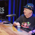 Gravação do PodCast do Dropes, com Hédio Ambrust Júnior e apresentação de Patrícia Lisboa (Foto: Divulgação/Dropes)