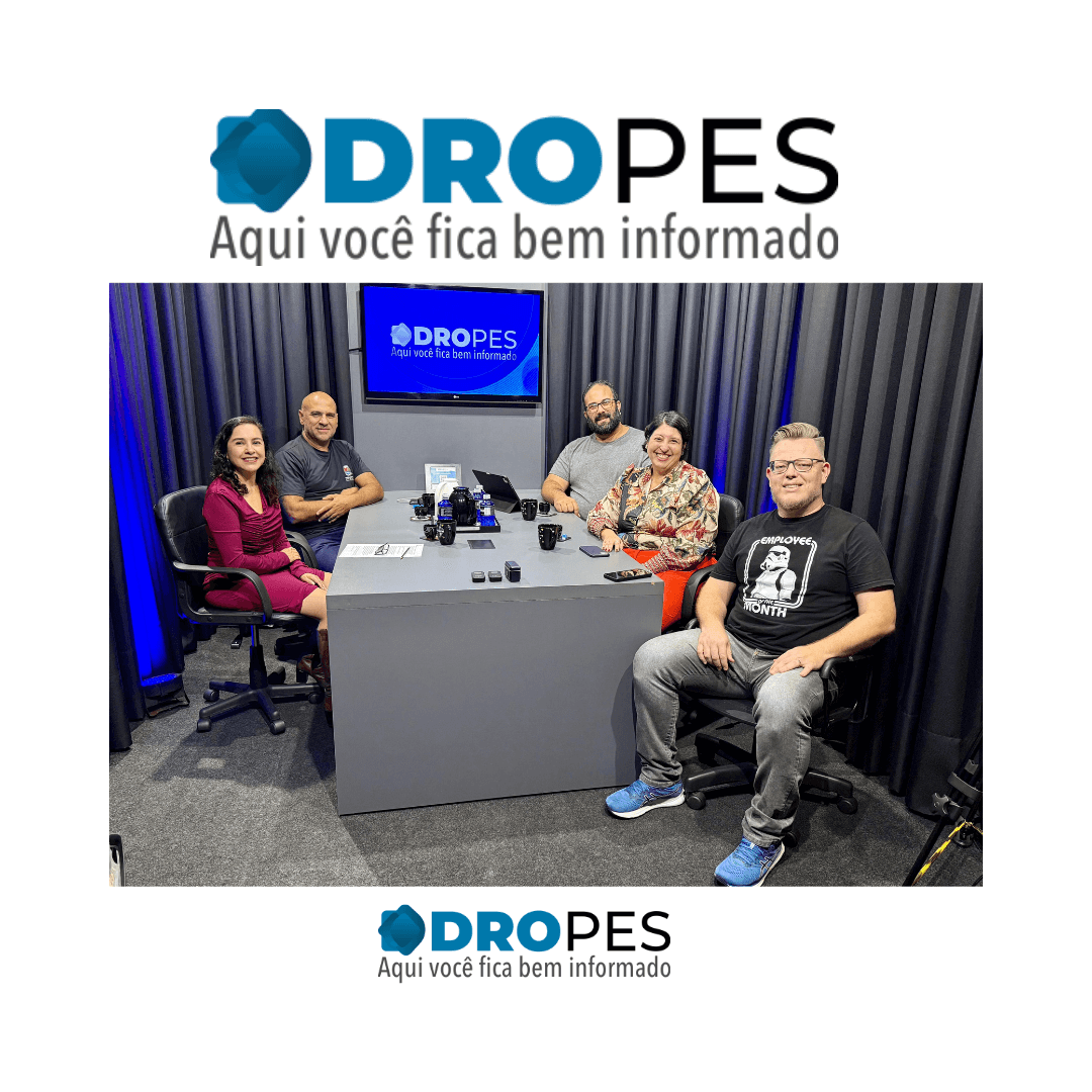 Gravação de mais um episódio do PodCast do DROPES, nesta semana (Foto: Lucas Cardoso)