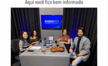 Gravação do PodCast do DROPES, no estúdio do Jornal Mais Expressão (Foto: Lucas Cardoso/Jornal Mais Expressão)