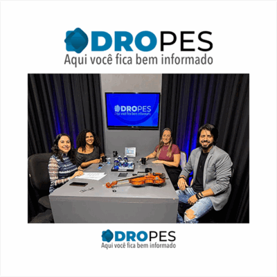 Gravação do PodCast do DROPES, no estúdio do Jornal Mais Expressão (Foto: Lucas Cardoso/Jornal Mais Expressão)