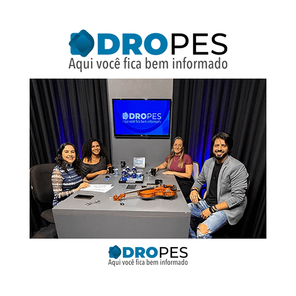 Gravação do PodCast do DROPES, no estúdio do Jornal Mais Expressão (Foto: Lucas Cardoso/Jornal Mais Expressão)