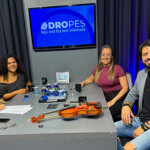 Gravação do PodCast do DROPES no estúdio do Jornal Mais Expressão (Foto: Lucas Cardoso)
