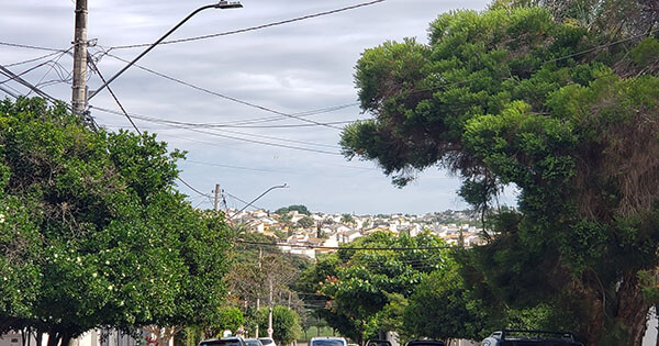 Ocorre muita nebulosidade na manhã desta segunda, em Indaiatuba, mas, não chove (Foto: Patrícia Lisboa/Dropes)