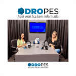 Gravação do PodCast do DROPES, com a secretária municipal de Cultura, Tânia Castanho (Foto: Lucas Cardoso)