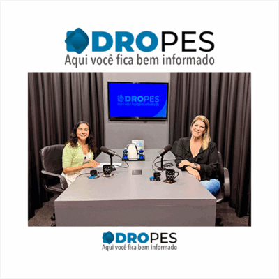 Gravação do PodCast do DROPES, com a secretária municipal de Cultura, Tânia Castanho (Foto: Lucas Cardoso)