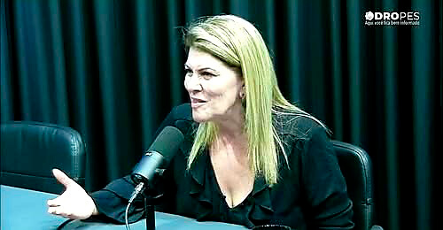A entrevistada é a secretária de Cultura de Indaiatuba, Tânia Castanho (Foto: Reprodução/Dropes)