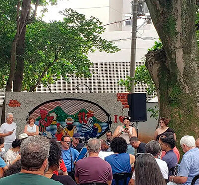 Roda de Choro do Núcleo Nabor no bosque do Casarão (Foto: Arquivo/Patrícia Lisboa/Dropes)