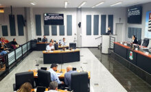 Sessão da Câmara de Indaiatuba na segunda-feira (Foto: Patrícia Lisboa/Dropes)