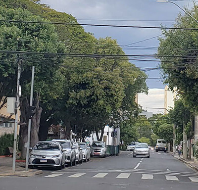 A manhã desta segunda é de tempo fechado em Indaiatuba (Foto: Patrícia Lisboa/Dropes)