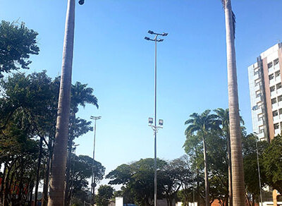 A manhã desta segunda é de céu claro, em Indaiatuba (Foto: Patrícia Lisboa/Dropes)