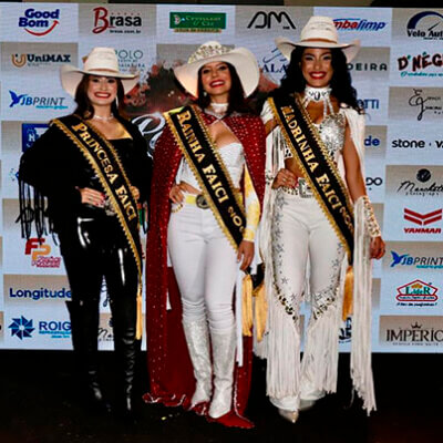 Eleitas Rainha, Princesa e Madrinha da Faici 2025 (Foto: Marchetti)