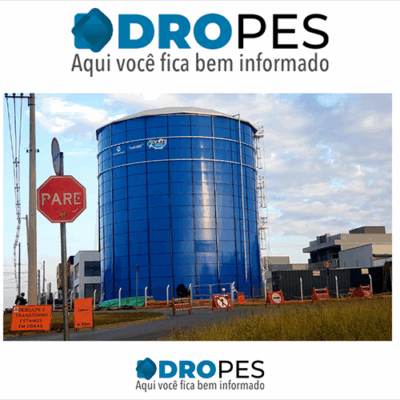 Construção do reservatório foi paralisada no dia 14 deste mês, após incidente (Foto: Patrícia Lisboa/Dropes)