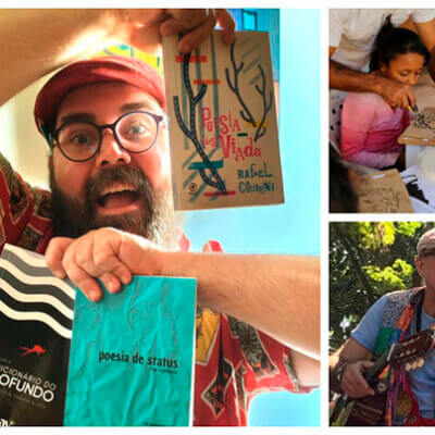 A Oficina de Literatura de Cordel é ministrada por Rafael Cocchini (Foto: Divulgação)