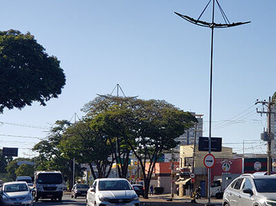 A manhã desta segunda é de céu claro, em Indaiatuba (Foto: Patrícia Lisboa/Dropes)