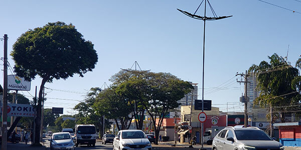 A manhã desta segunda é de céu claro, em Indaiatuba (Foto: Patrícia Lisboa/Dropes)