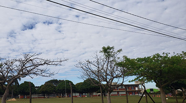 Ocorre muita nebulosidade, em Indaiatuba, na manhã desta segunda-feira (Foto: Patrícia Lisboa/Dropes)