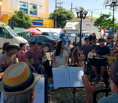 A Roda de Choro itinerante é realizada pelo Núcleo Musical Nabor Pires Camargo (Foto: Patrícia Lisboa/Arquivo/Dropes)