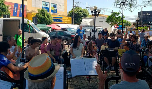 A Roda de Choro itinerante é realizada pelo Núcleo Musical Nabor Pires Camargo (Foto: Patrícia Lisboa/Arquivo/Dropes)