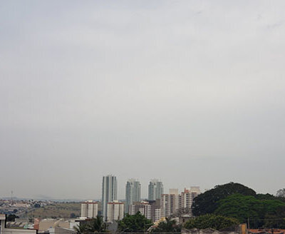 A manhã desta sexta é de muita nebulosidade, em Indaiatuba (Foto: Patrícia Lisboa/Dropes)