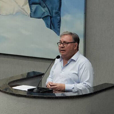 Vereador Luiz Alberto Cebolinha Pereira (Foto: Patrícia Lisboa/Dropes)