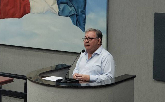 Vereador Luiz Alberto Cebolinha Pereira (Foto: Patrícia Lisboa/Dropes)