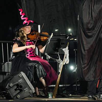 Concerto de Halloween do Quarteto de Cordas da Sinfônica inclui trilhas de filmes de terror (Foto: Daniel Cardoso/Amosi)