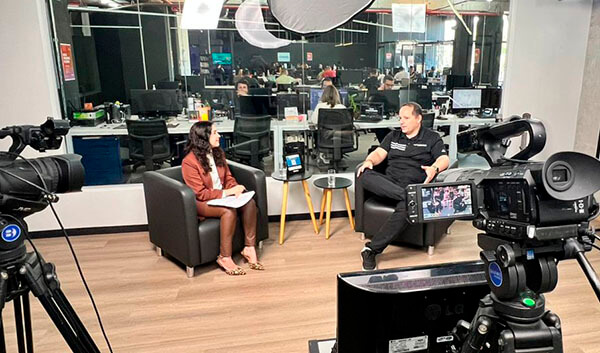 Patrícia Lisboa entrevista Anderson Oliveira, gerente comercial da Yanmar (Foto: Divulgação)