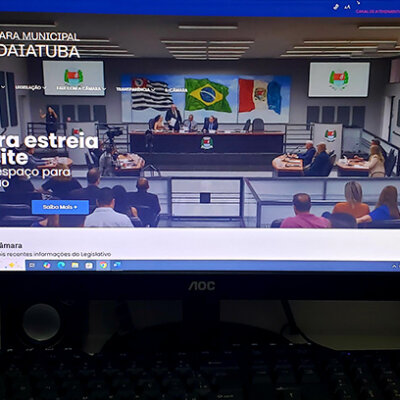 A Câmara de Indaiatuba estreia novo site institucional (Foto: Patrícia Lisboa/Dropes)