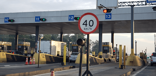 Pedágio da Rodovia SP-075, em Indaiatuba (Foto: Patrícia Lisboa/Arquivo/Dropes)