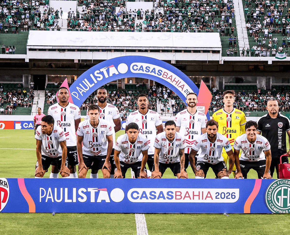 Elenco do Primavera para o Paulistão 2026 (Foto: Rodrigo Menezes - Bigas | Primavera SAF)