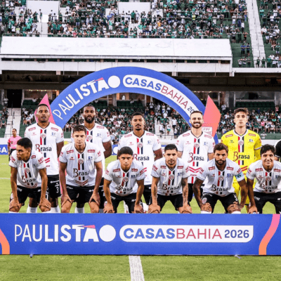 Elenco do Primavera para o Paulistão 2026 (Foto: Rodrigo Menezes - Bigas | Primavera SAF)