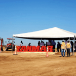 Cerimônia de Pedra Fundamental da nova fábrica da Yanmar foi realizada nesta terça-feira, 28 de julho, em Indaiatuba (Foto: Patrícia Lisboa/Dropes)